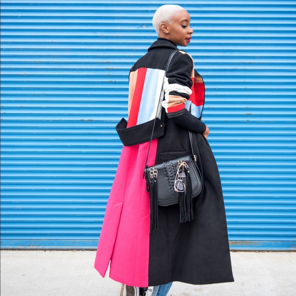 Colorblock Coat